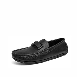Leather Slip-On Loafers